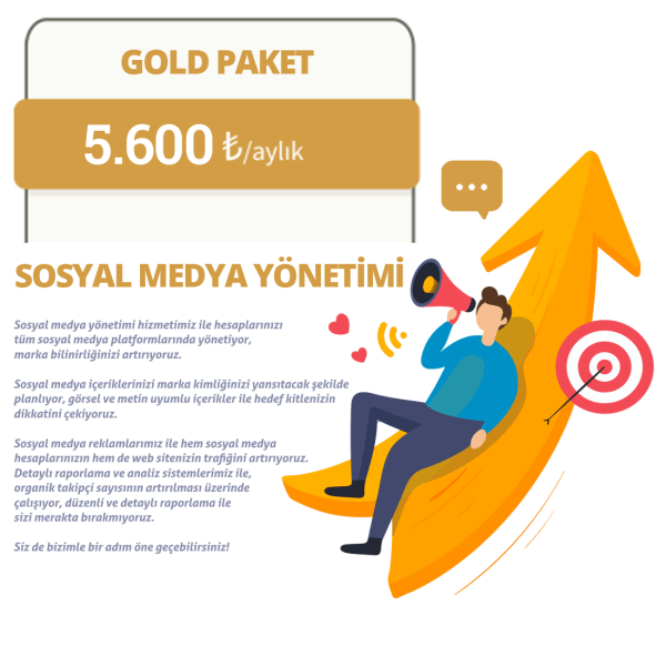 Sosyal Medya Gold Paket